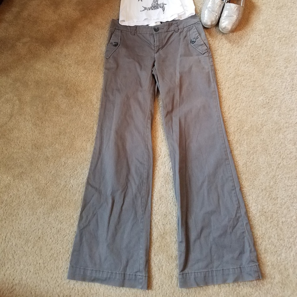 Gap grey hip slung relaxed trousers pants